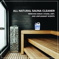 thumbnail image 2 of Sauna Cleaner - Makes 4 Gallons Concentrated Sauna Wood Cleaner - 32 oz All-Natural Cleaning Solution for Saunas - Safe for All Surfaces - Removes Grease, Sweat, & Dirt - Eucalyptus Scent, 2 of 5