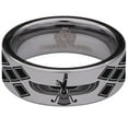 thumbnail image 2 of Faravahar Tungsten Carbide Ring, 2 of 9