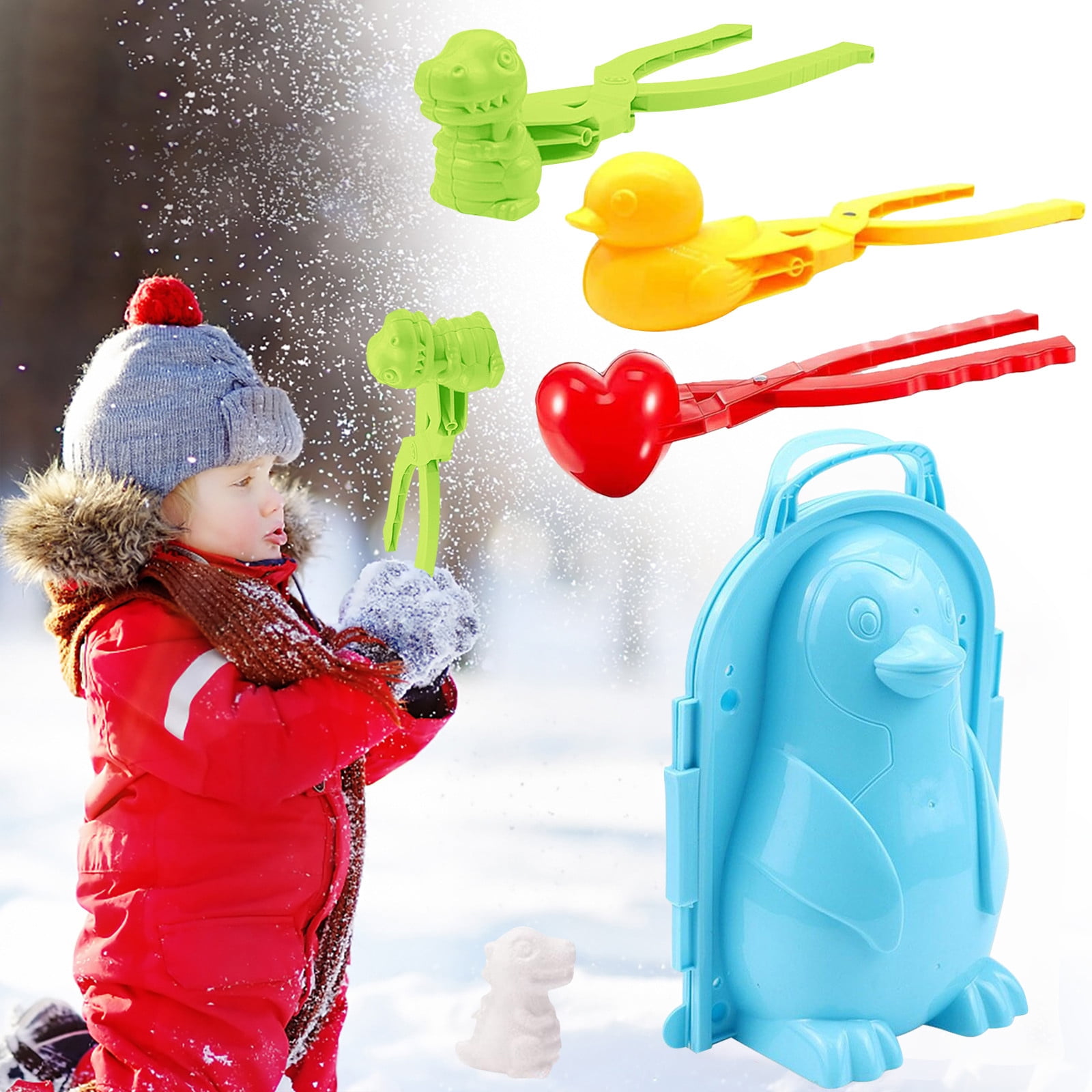 XFGOU Jouets et Loisirs Pince à Neige Fabricant de Boules de Neige Outil de Sable en Forme de Neige Ensemble de Jouets d'Extérieur pour Enfants Coupe- Neige XFGOU Jouets et Loisirs Pince à Neige Fabricant de Boules de Neige Outil de Sable en Forme de Neige Ensemble de Jouets d'Extérieur pour Enfants Coupe- Neige