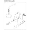 thumbnail image 6 of Kingston Brass KB6346BX Metropolitan Single-Handle Pressure Balanced Tub and Shower Faucet, Polished Nickel, 6 of 7