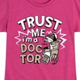 thumbnail image 3 of The Nightmare Before Christmas - Trust Me I'm A Doctor - Toddler And Youth Girls Short Sleeve Graphic T-Shirt, 3 of 5