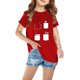 thumbnail image 2 of Niño Pequeño Camisa de Pascua Chico Manga Corta Camiseta Gráfica Cuello Redondo Crop Top para 3-14 Años Niñas Y Chico, 2 of 5