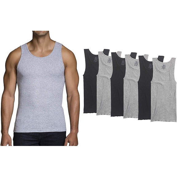 6 Pack of Fruit of the Loom Men's A-Shirts