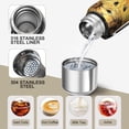 thumbnail image 3 of 20 Oz Sunflower Coffee Tumbler Double Wall Insulated Stainless Steel Water Bottle | Metal Reusable Thermoses Flask with Cup Cap | Leak & Sweat Proof with Anti-Dust Lid, 3 of 7