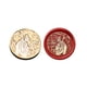 thumbnail image 2 of Cuadros Decorativos Sello en forma especial Cabeza de cobre Relieve 3D para tarjeta de boda (Arte popular melodioso) Likrtyny embutido en tela, 2 of 6
