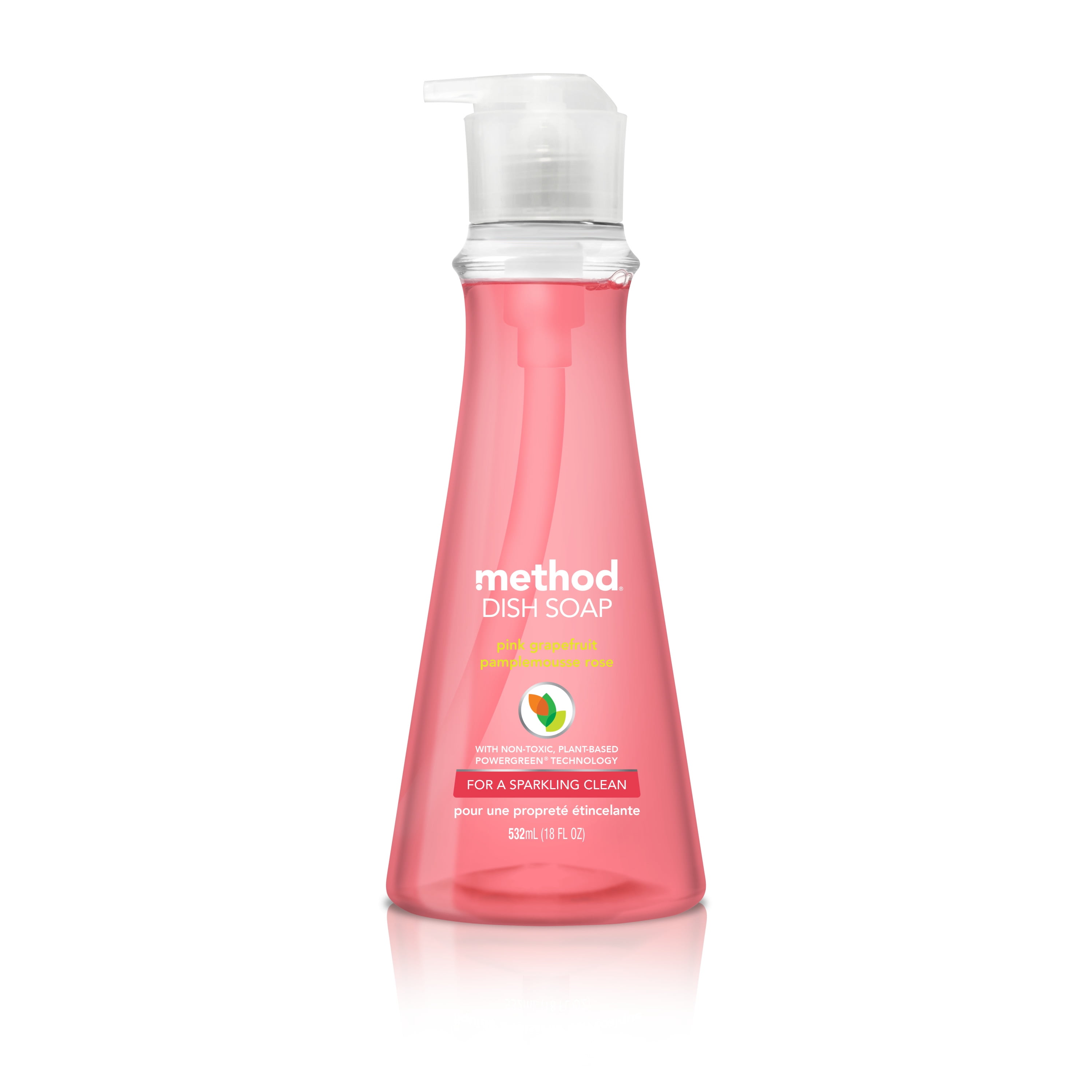 method Dish Soap, Pink Grapefruit, 18 ounce