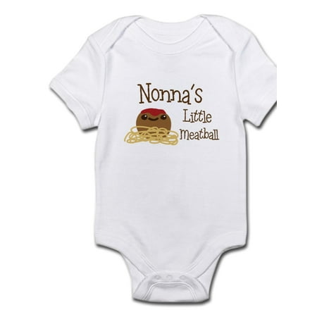 

CafePress - Nonna s Little Meatball Body Suit - Baby Light Bodysuit