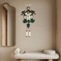 Wall-Mounted Retro Deer Head Wall Clock Without Dry Battery,Retro Large Wall Clock White