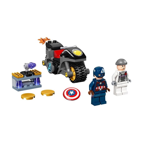 Figura LEGO Super Héroes Capitán América contra Hydra 49 Piezas