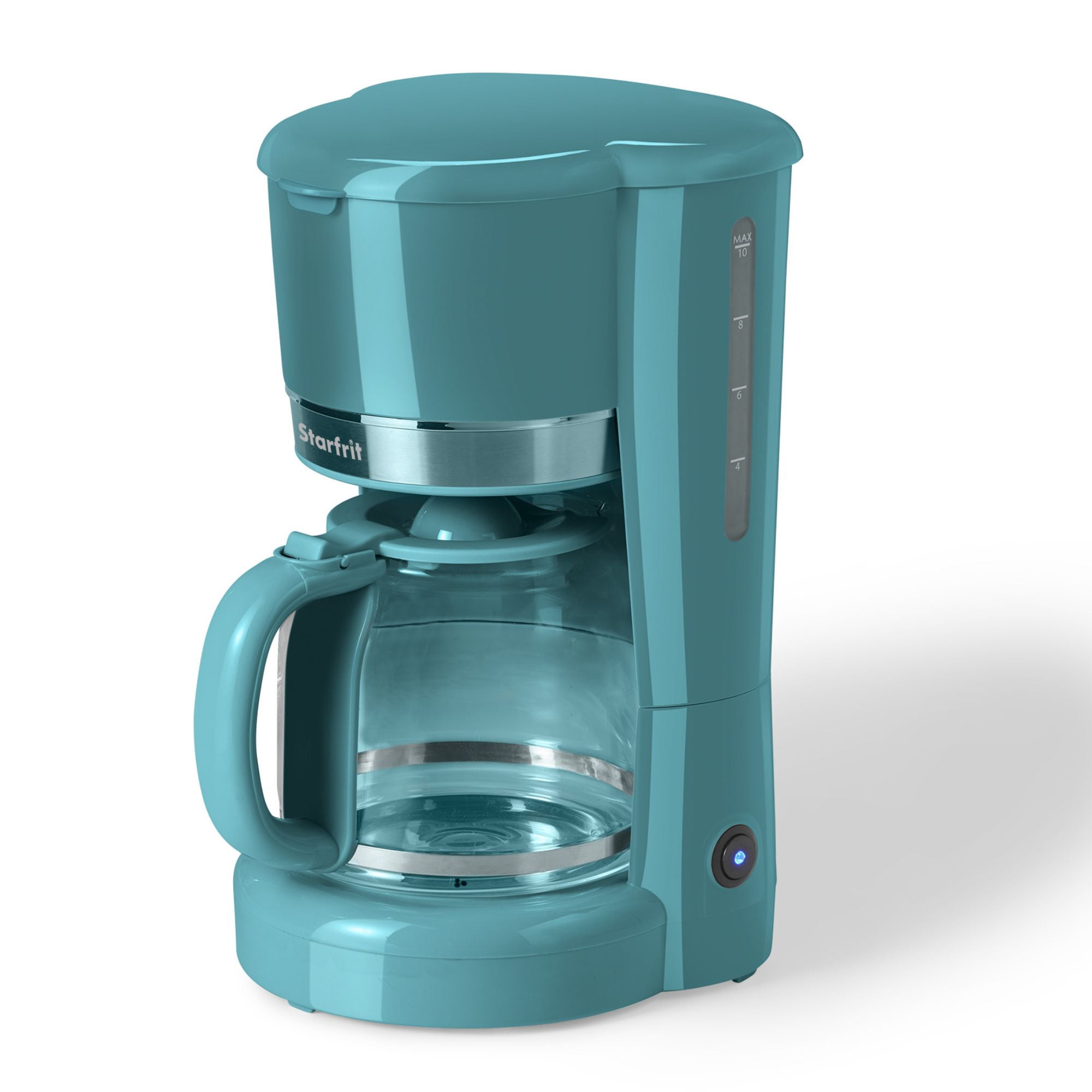 Starfrit Electric 10-Cup Coffee Maker, BPA-Free, Glass Carafe, Water ...