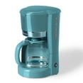 thumbnail image 1 of Starfrit Electric 10-Cup Coffee Maker, BPA-Free, Glass Carafe, Water Window, Boil-Dry Protection, Reusable Filter, 900W, Indicator Light, Teal, 1 of 7