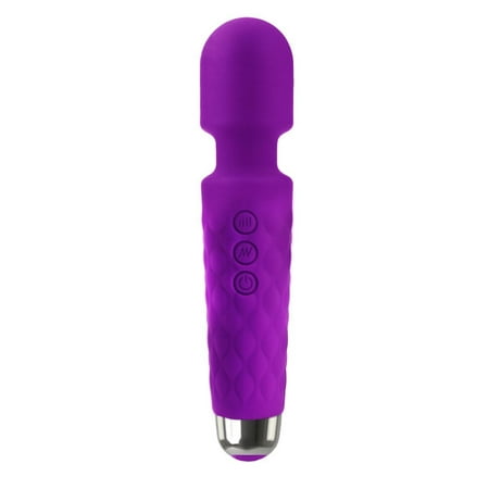 Cordless Wand Massager for Neck, Shoulder, and Back, Handheld Personal Body Massager Wand Provides Deep Tissue Massage with 20 Speed Vibrations, Portable, Waterproof and Rechargeable, by (Best Handheld Vibrating Massager)