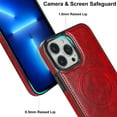 thumbnail image 4 of Decase Strong Magnetic Case for iPhone 15 Pro Max,Compatible with Mag-Safe,Military-Grade Shockproof PU Leather Slim Phone Case Hidden Kickstand Cover for Apple 15 Pro Max,winered, 4 of 7