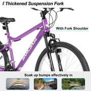 HILAND 26 inch Mountain Bike for Men Women, 18 Speeds High-Carbon Steel Frame, Sport Cycling MTB Bicycle for Adult