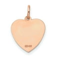thumbnail image 3 of 14K Rose Gold Holy Communion Heart Charm Pendant, 3 of 5