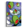 thumbnail image 2 of Epic Art 'Martini Flying Olives' by Ron Magnes, Acrylic Glass Wall Art, 16"x24", 2 of 8