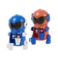 thumbnail image 1 of Esquirla Distributeur d'Eau Mini pour Enfants en Forme de Robot Mignon pour Garçons Filles Bleu Rouge 4 Tasses, 1 of 8