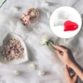 thumbnail image 4 of Tssuoun DIY Heart Love Flower Pot Dessert Jewelry Making Supplies Fondant Soap Mould Decoration Baking Bakeware long tail big heart, 4 of 5