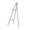thumbnail image 5 of DecMode 34" x 67" Black Metal Tall Adjustable Floor 3 Tier Scroll Easel, 1-Piece, 5 of 8