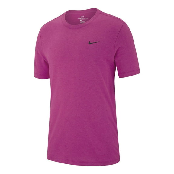 Nike Men's Dry Tee (as1, Alpha, s, Regular, Regular, Sangria/Black, Small)