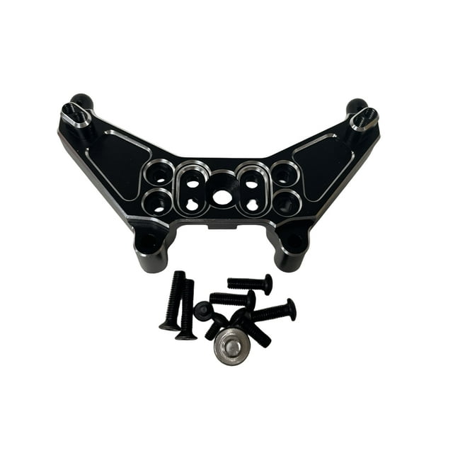 Vogacara RCGOFFLOW-torre de choque trasera para coche de control remoto, torre de choque trasera ajustable para vehículos de carretera 1/14 MJX Kits de construcción modelo Negro