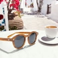 thumbnail image 3 of Polarized sunglasses retro fashion trend personality sunglasses, made of sheet material, 3 of 5