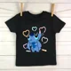 thumbnail image 3 of Camiseta de algodón para niños, camiseta de dibujos animados de Disney Lilo Stitch, camiseta de manga linda de Stitch, camiseta gráfica Y2k, camisetas para niñas y niños, 3 of 5