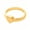 Golden_US 8, variant on Retro Ring Pure Color Polished Titanium Steel Heart Surface Knuckle Ring Simple Style Multi Sizes Anti-Rust Thumb Ring Lightweight Finger Jewelry
