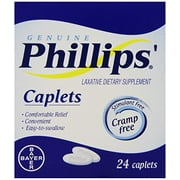 Angle View: 2 Pack - Phillips' Laxative Caplets 24 Caplets Each