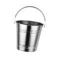 thumbnail image 1 of Cubo de hielo, cubeta de metal para bebidas con asa, cubo multiusos para enfriar bebidas. 26 cm, 1 of 9