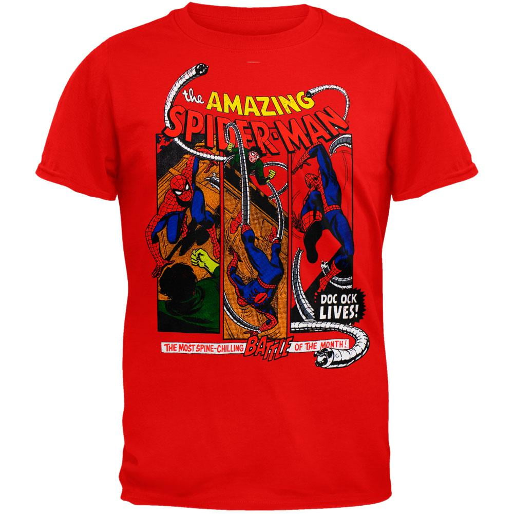 Spider-Man Tank Top Distressed Logo T-shirt Official Marvel Comics UK Seller 