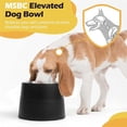 thumbnail image 3 of Elevated Dog Bowl, Raised Dog Feeder with Removable Stainless Steel Food and Water Bowl, Non-Skid Dog Dish, 3 of 5