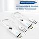 thumbnail image 4 of Transmisor y Receptor de Audio y Video Inalámbrico HD de 1080P y 30 M, Adaptador de Pantalla Extensor para TV Box, Monitor, Proyector y PC, 4 of 5