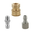 thumbnail image 1 of DOLITY 3 Pieces Pressure Washer Quick Connector easily connect Fitting, 1 of 9