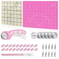 thumbnail image 1 of Juego de cortadores giratorios Headley Tools, 39 unidades, con alfombrilla de corte y regla, 1 of 7