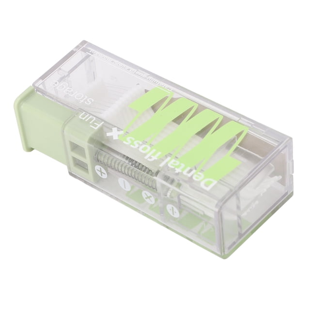 Dispensador De Hilo, Soporte De Hilo Portátil Compacto, Estuche De ABS Recargable Con 10 Hilos, Para Viajes, Hogar, Oficina, Cuidado Bucal