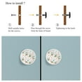 thumbnail image 4 of 4 Pcs Alpaca Knobs for Kitchen Cabinet Cupboard Dresser Bookcase Drawer Pulls Handles Round Home Decor, 4 of 5