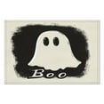 thumbnail image 4 of Napperons Mignons Fantôme Boo Halloween Effrayant Ensemble de Napperons de 4 Automne Napperon de Table d'Halloween Lavable Antidérapant Extérieur Intérieur Napperons de Table pour Mariage Restaurant et Camping, 4 of 6