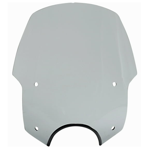 Memphis Shades Alley Cat Black Smoke Windshield w/7" Headlight Cutout (MEP56112)