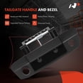 thumbnail image 4 of A-Premium Tailgate Rebuild Kit Compatible with Ram 1500/2500/3500, 2013 2014 2015 2016, Tailgate Plasitc Handle Bezel Latch Cable Bushing Bumpers Bracket Bolts (Pack of 30), 4 of 6