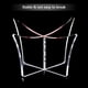 thumbnail image 3 of Basketball Stand, 4 Pack Basketball Stand Acrylic Football Display Stand Basketball Stand Display Football Display Stand Base for Football Volleyball, 3 of 5