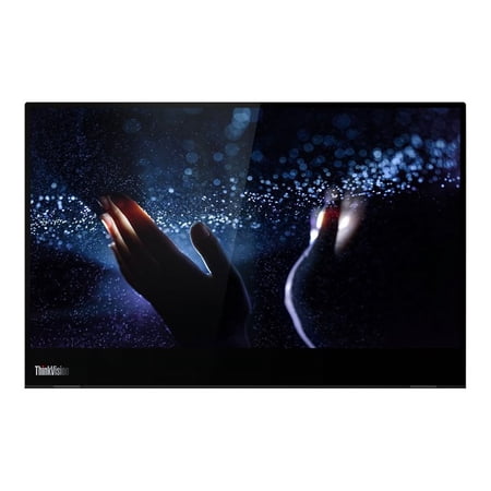 UPC: 0195042391565 | Lenovo ThinkVision M14t – LED monitor – 14  – portable – touchscreen – 1920 x 1080 Full HD (1080p) @ 60 Hz – 300 cd/m�� – 700:1 – 6 ms – 2xUSB-C – raven black