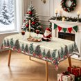 thumbnail image 4 of Nanqianyi Christmas Tree Gift Tablecloth,Waterproof Rectangle Dining Table Cover,60x120 Inch, 4 of 7