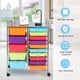 thumbnail image 5 of Carrito de almacenamiento rodante COSTWAY con 15 cajones y ruedas bloqueables, 5 of 7
