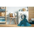 thumbnail image 2 of Ahgly Company Tapis d'Intérieur Lavable en Machine Carré Transitionnel Moyen Vert Sarcelle, 8 Pieds Carré, 2 of 7
