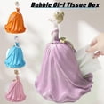 thumbnail image 2 of JZCHUNTOY Bubble Girl Tissue Box, Cute Decorative Resin Tissue Holder, Unique Fashion Desktop Tissue Storage Container for Living Room Bedroom Coffee Table Office Desk Decoration, 2 of 3