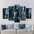 thumbnail image 6 of Modern Wall Art, Horse Art, Abstract Printed, Jon Snow Game of Thrones, Jon Snow Wall Decor, Famous Art, Game of Thrones Canvas, Canvas Wall Decor - Gold Framed, 6 of 9