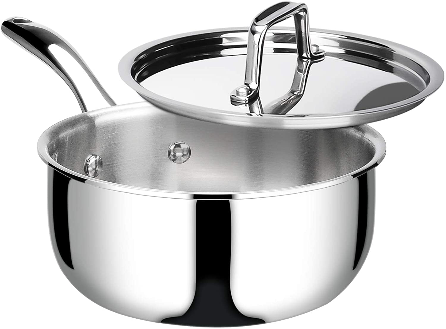Details about   Duxtop Whole Clad Tri Ply Stainless Steel Saucepan only 3 Quart Induction 