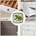 thumbnail image 6 of 4 Pcs Cabinet Handle Drawer Pulls Frog Knobs with Screws Square Furniture Office Cabinet Knob Decoration, 6 of 7