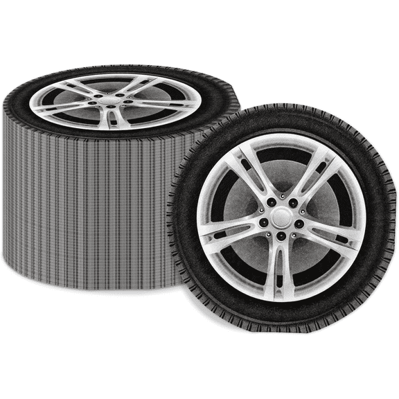 100 Pcs Tire Napkins, Race Car Party Supplies, Two Fast Party Decorations, Wheel Paper Napkins for Race Car Themed Birthday Party, Fast One Party, Baby Shower